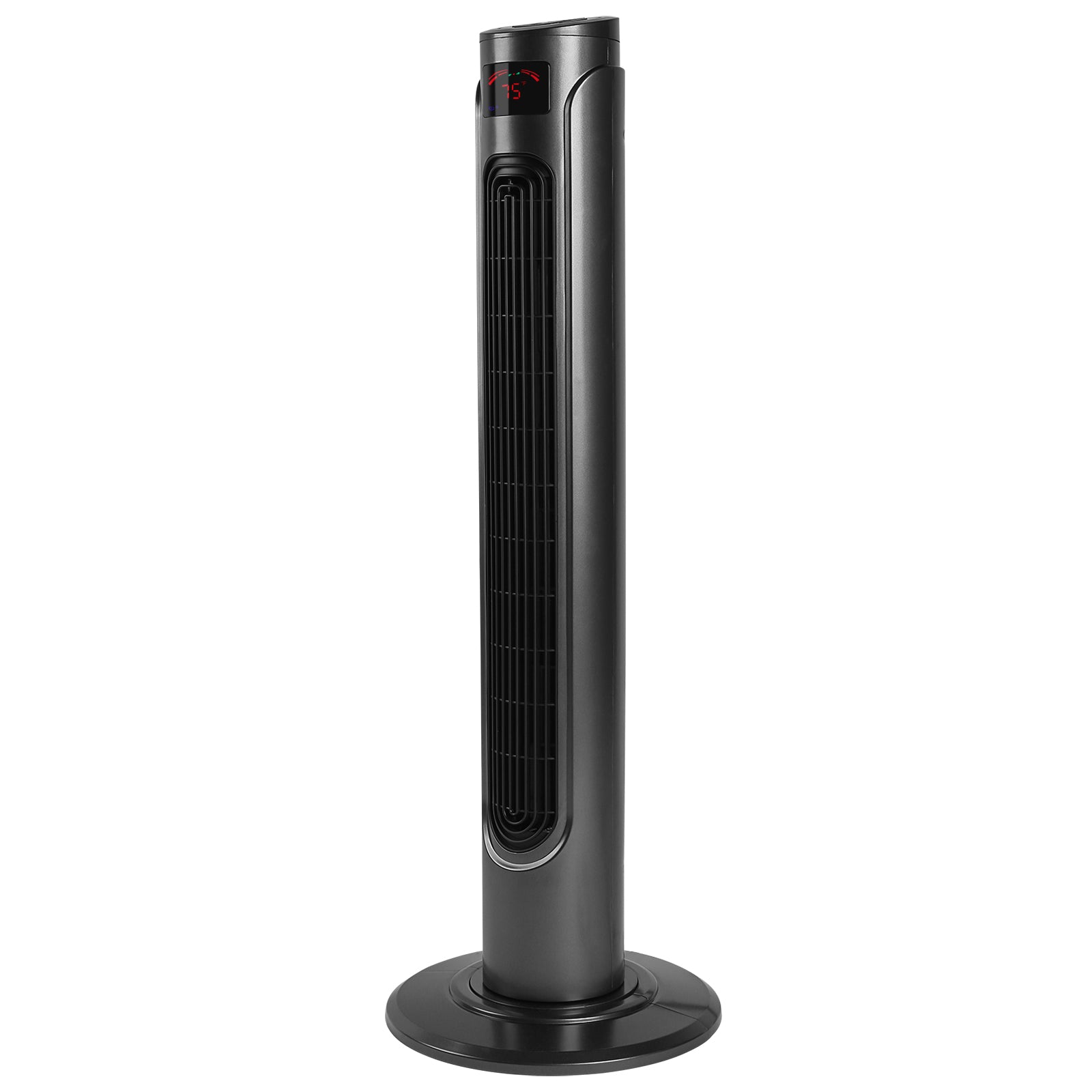 SUGIFT 36 Inch High Efficiency Cooling Tower Fan with 3 Speed Settings and 15 Hour Timer, 70 Degree Auto Oscillating with Remote, Standing Fan for Bedroom Home Office