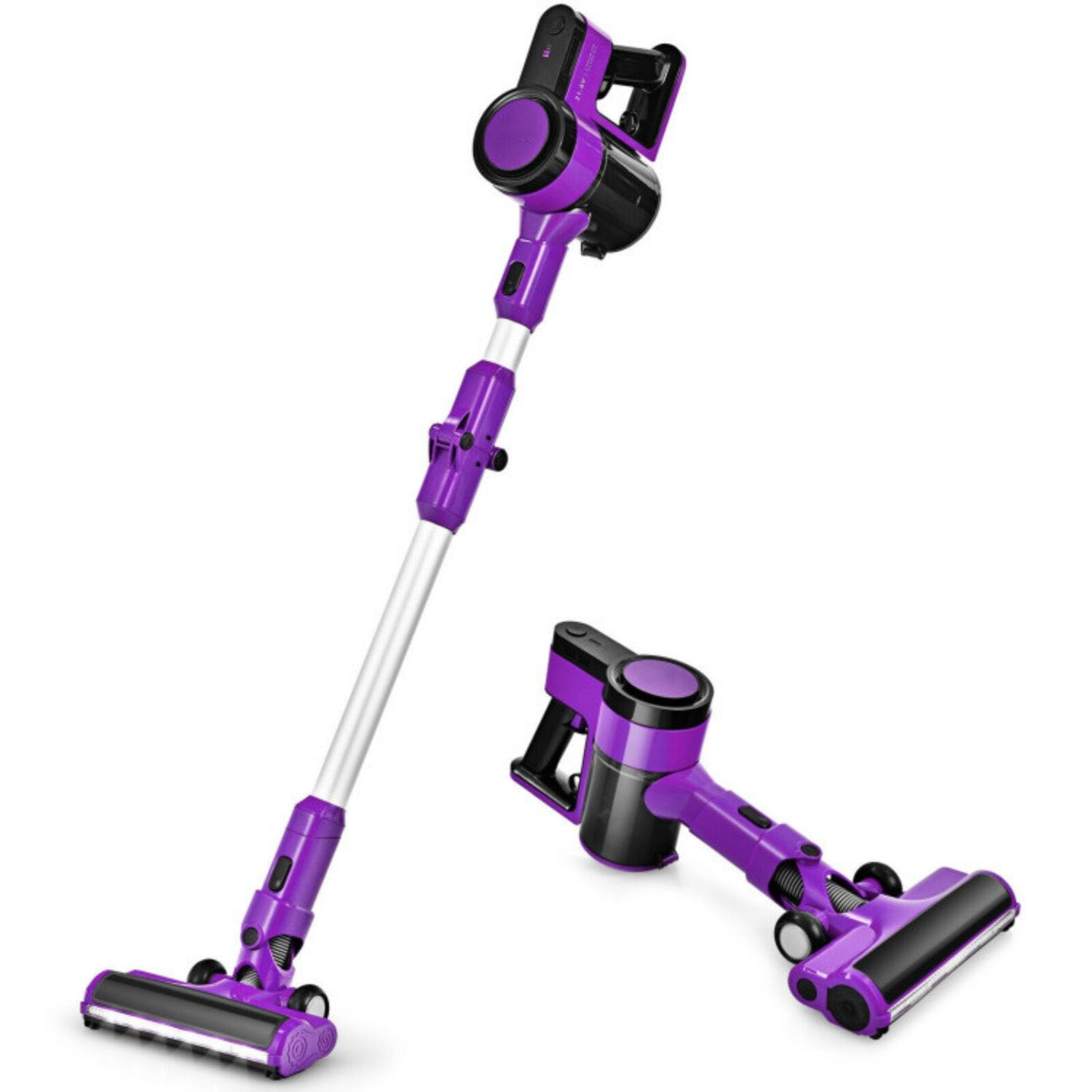 SUGIFT 3-in-1 Handheld Cordless Stick Vacuum Cleaner with 6-cell Lithium Battery-Purple