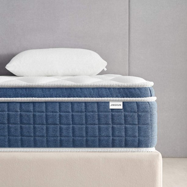 SUGIFT Queen Mattress 12 inch Innerspring Mattress Strong Support Pocket Spring Hybrid Mattress