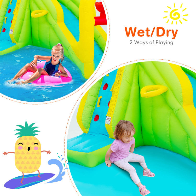 Multi-Color Inflatable Splash Jump Slide Water Bounce without Blower