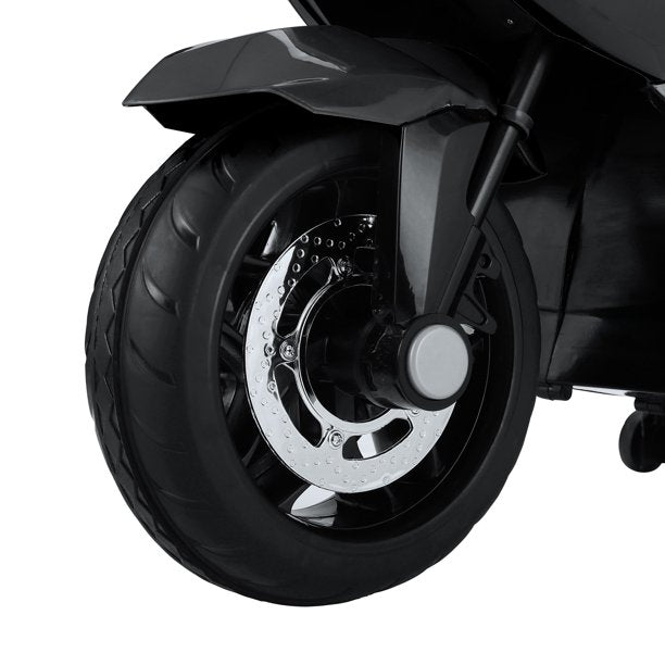 SUGIFT 12V Electric Battery Powered Kids Ride On Motorcycle - black