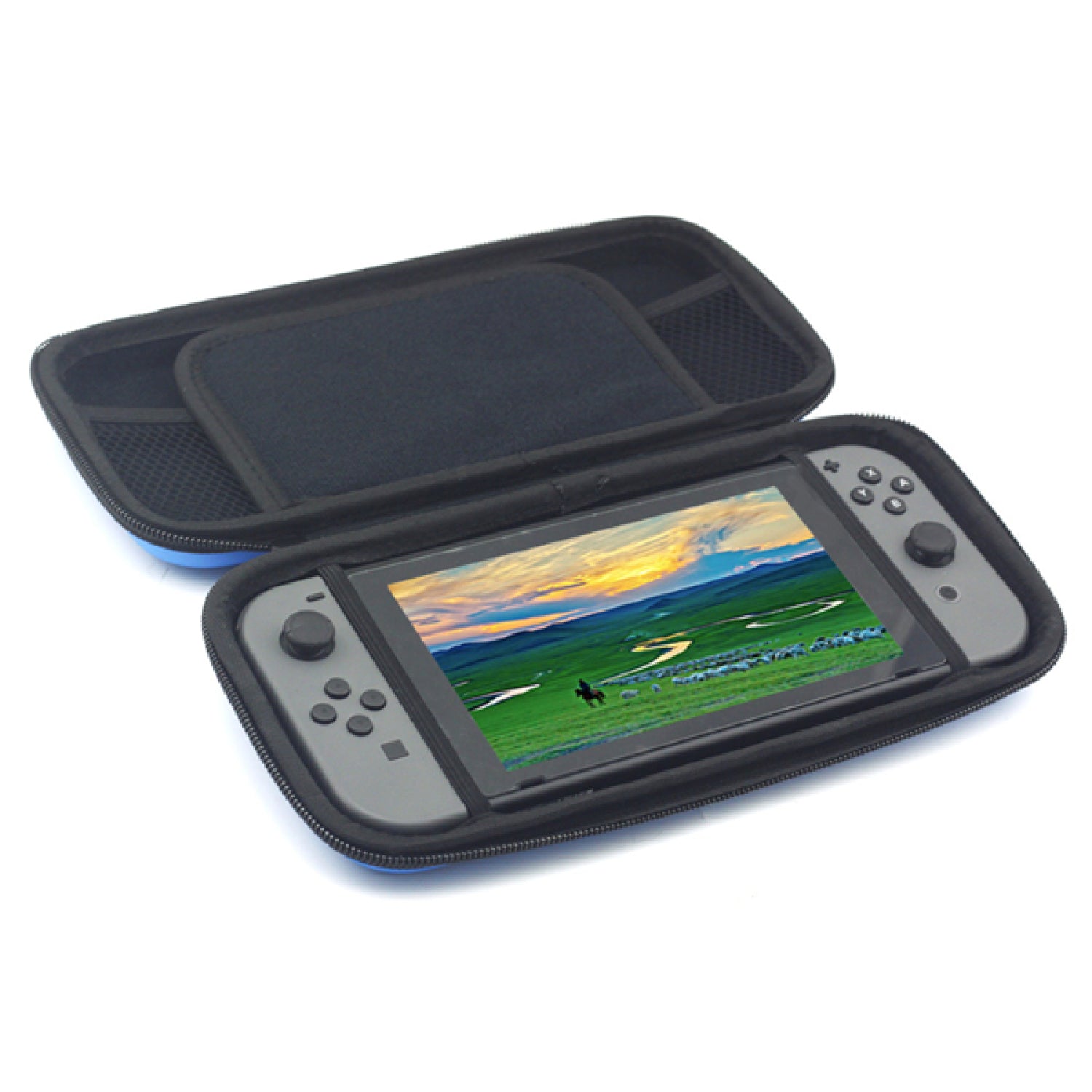 SUGIFT Carrying Case EVA Shell Protective Pouch Travel case For Nintendo Switch£¬Blue