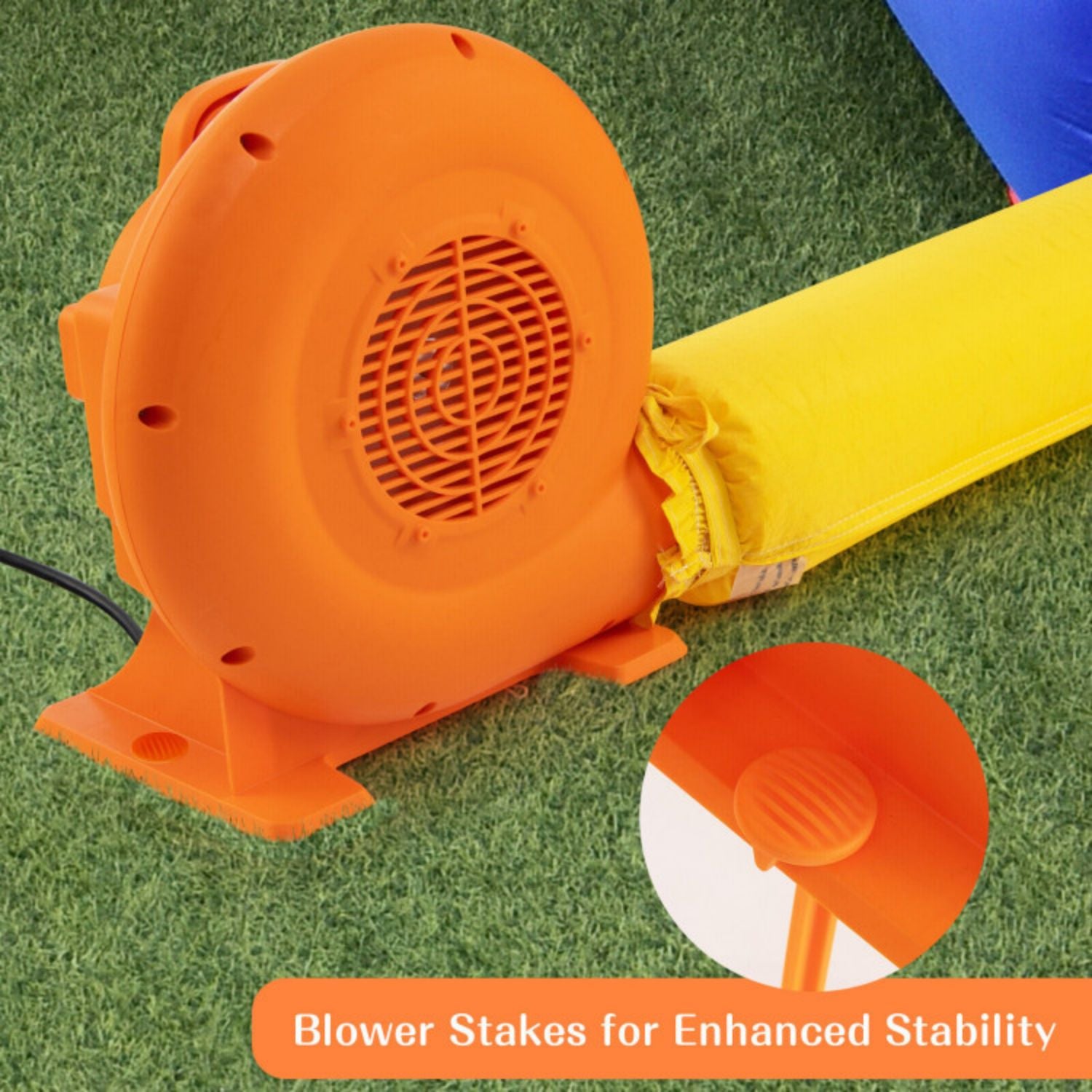 SUGIFT 0.5HP/0.7HP/1.0HP Air Blower for Inflatables with 25 feet Wire and GFCI Plug-0.7HP