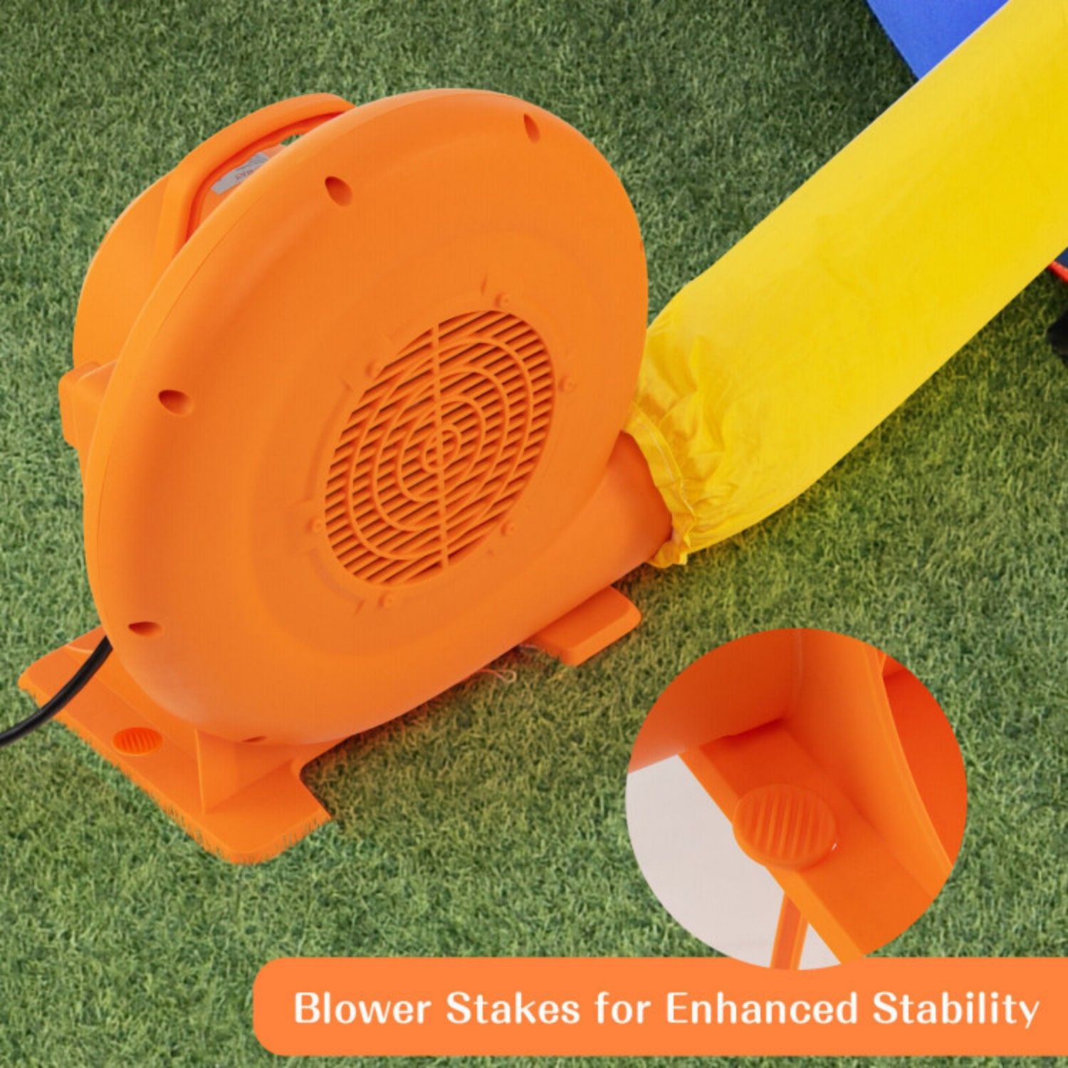 SUGIFT 0.5HP/0.7HP/1.0HP Air Blower for Inflatables with 25 feet Wire and GFCI Plug-1.0HP