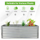 70 in. x 35 in. Metal Raised Garden Bed