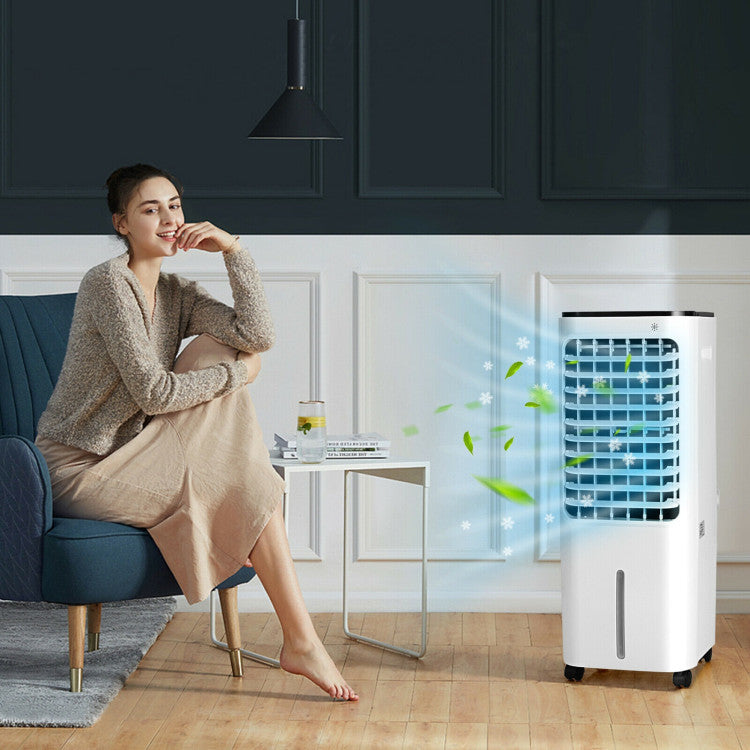 Evaporative Air Cooler with 12L Water Tank and 4 Ice Boxes