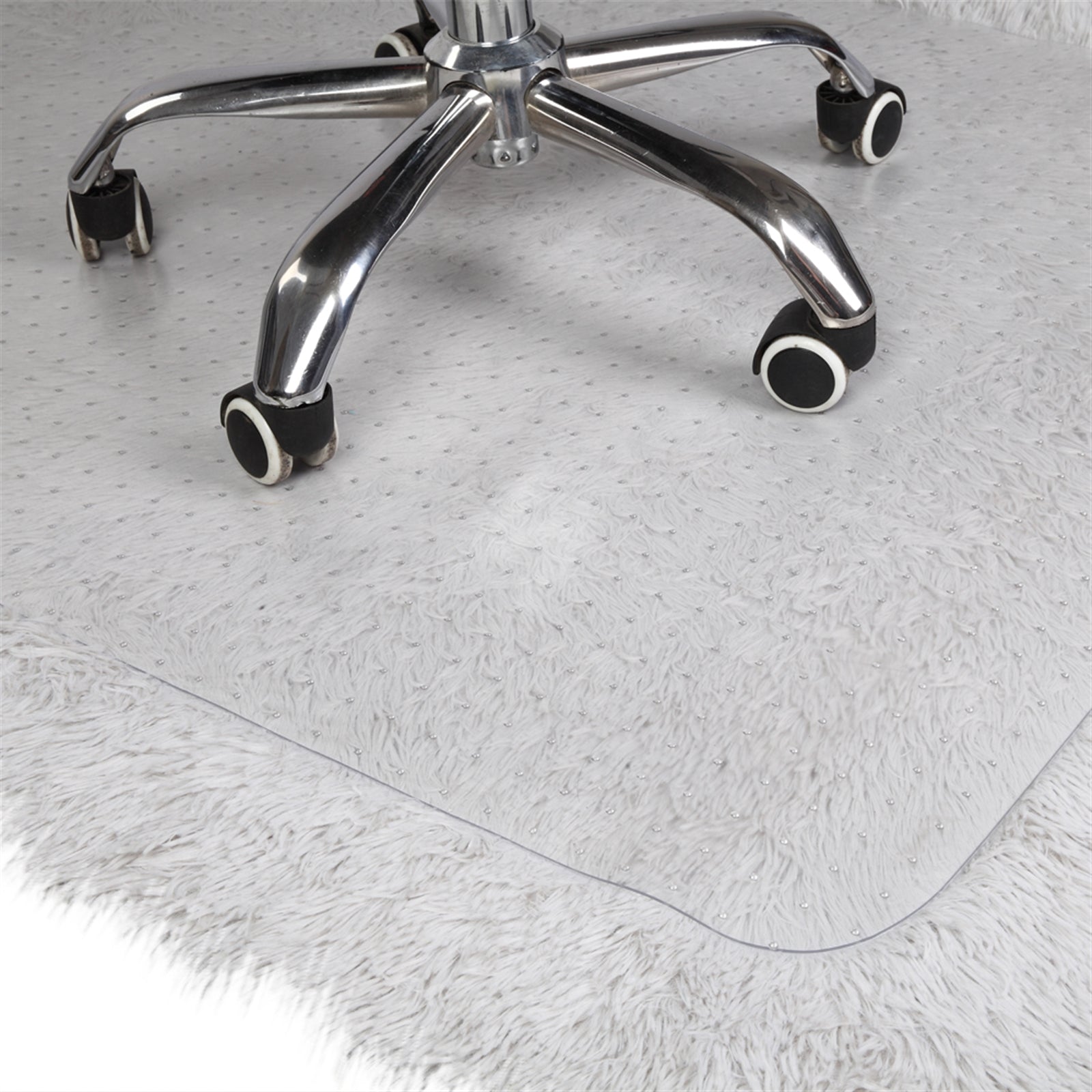 90 x 120 x 0.2cm PVC Home-use Protective Mat for Floor Chair Transparent