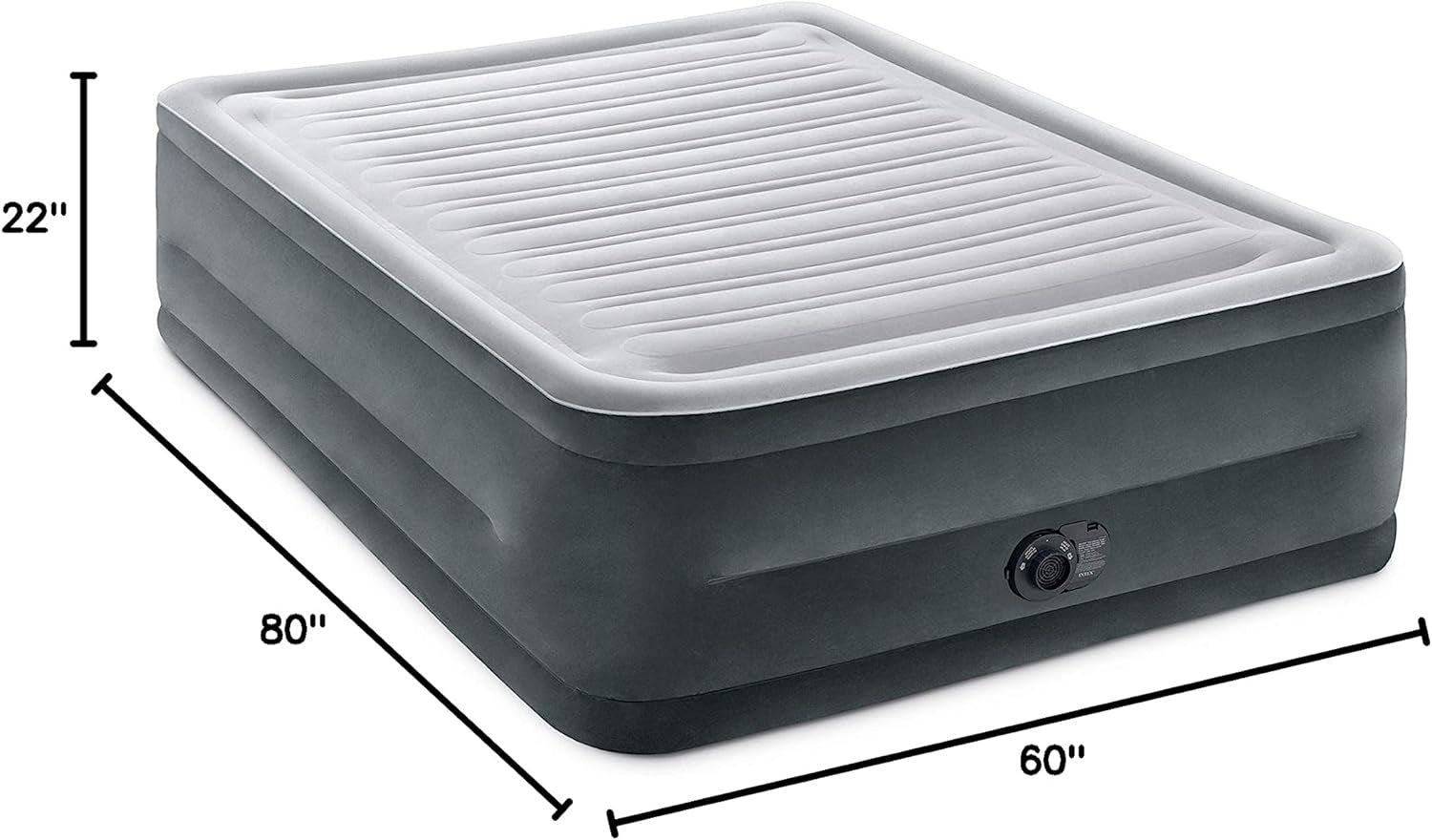 Deluxe Comfort Plush Air Mattress Series with Internal Pump