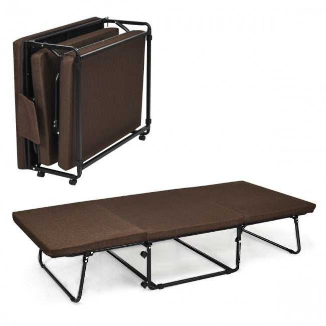 SUGIFT Folding Guest Sleeper Bed with 6 Position Adjustment