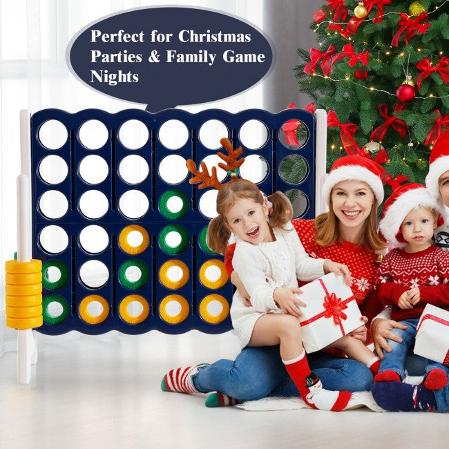 SUGIFT 4-to-Score 4 in A Row Giant Game Set for Kids Adults Family Fun