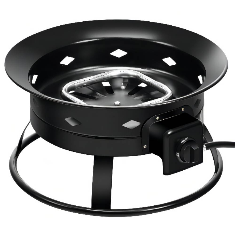 Portable Propane Gas Fire Pit with Cover and Carry Kit