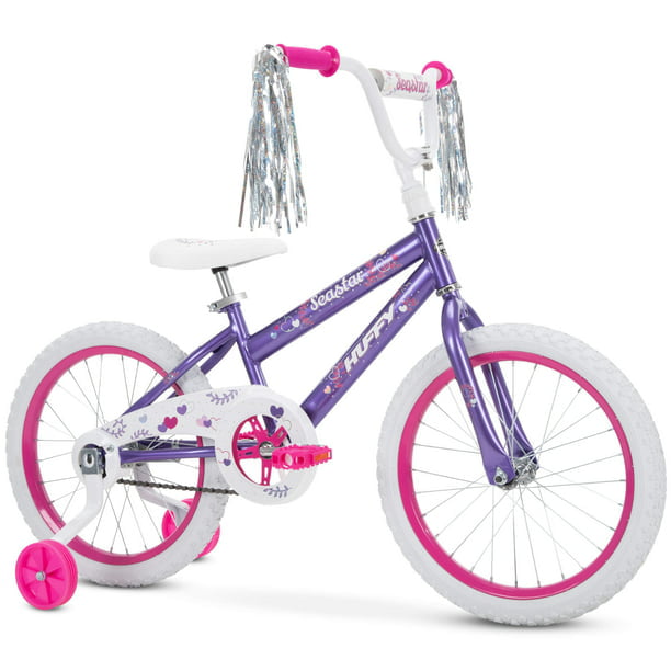 SUGIFT 18 in. Sea Star Girl Bike, Metallic Purple