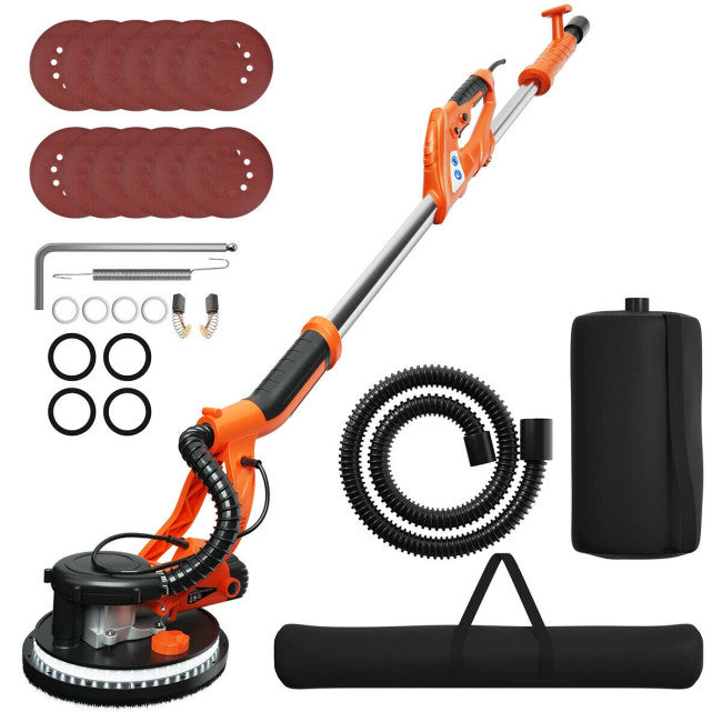SUGIFT Electric Drywall Sander 750W Adjustable Variable Speed 5ft-5.7ft