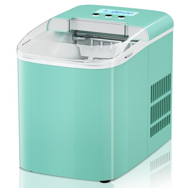 SUGIFT 26lbs Rapid Ice Maker for Countertop LCD Display£¬Ice Scoop,Green