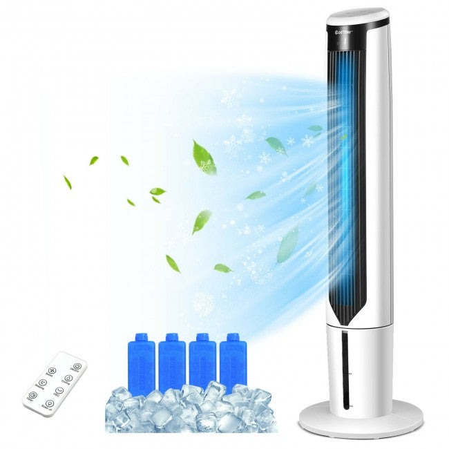 SUGIFT 41In 3-in-1 Portable Evaporative Air Cooler with 3 Modes and 3 Speeds,White