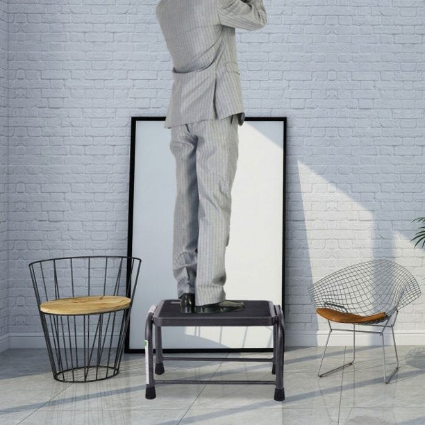 SUGIFT Step Stool Chair 330 lbs Non-Slip Heavy Duty Step Stool