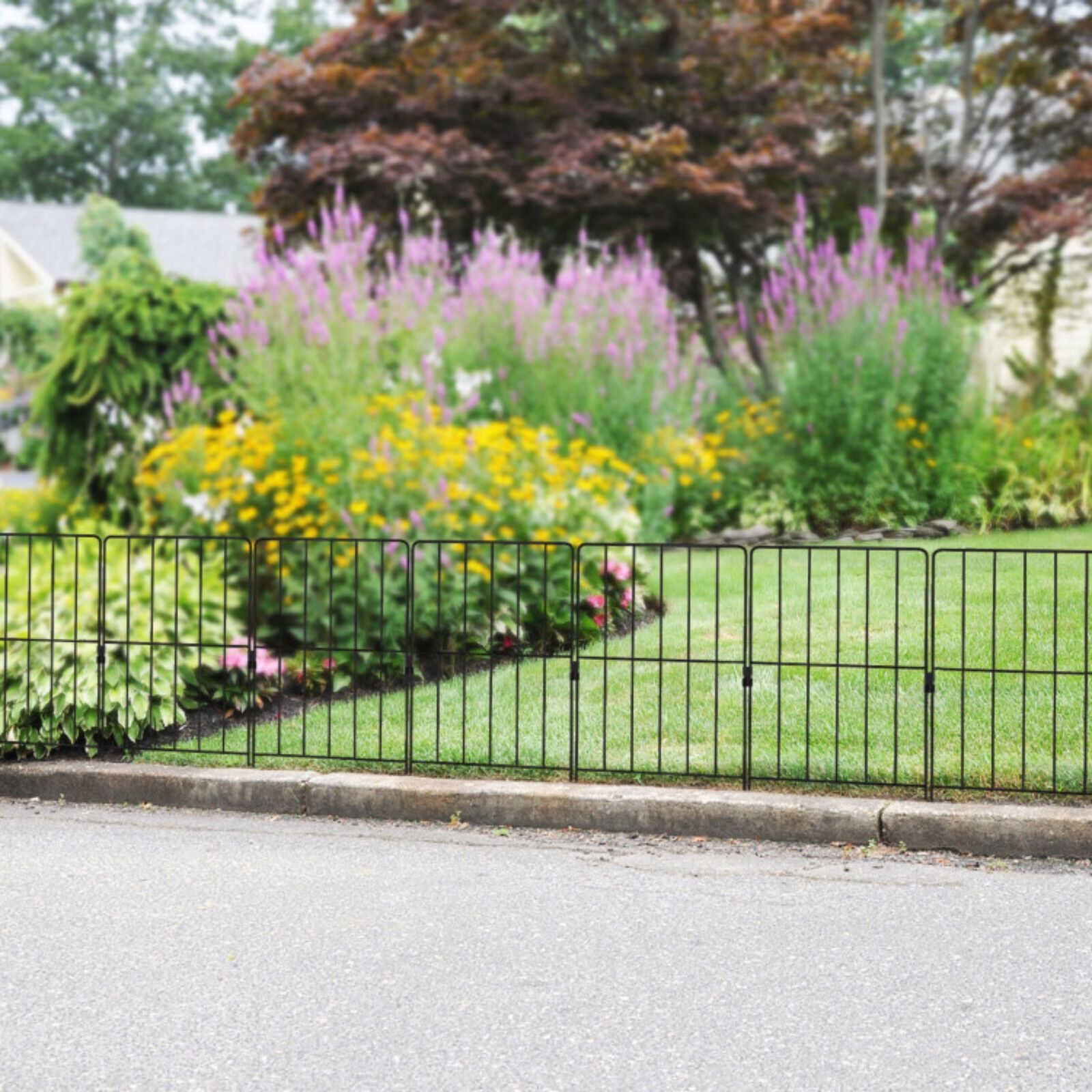 SUGIFT 25 Pack Rustproof Decorative Garden Fence Set