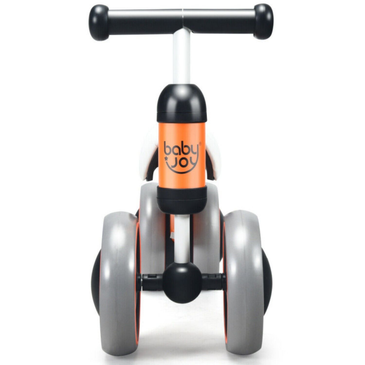 SUGIFT 4 Wheels No-Pedal Baby Balance Bike-Orange