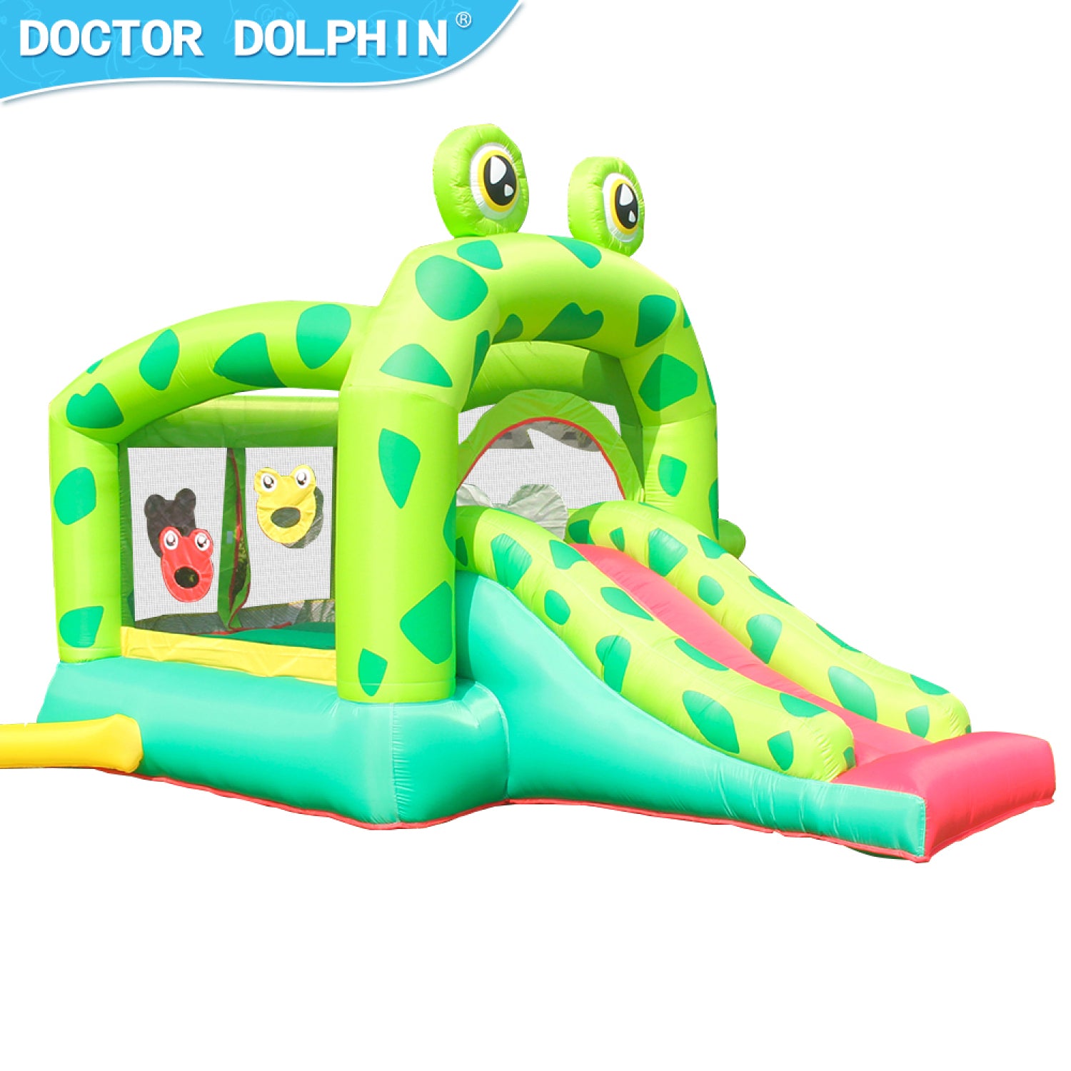 SUGIFT Frog Inflatable Bouncing Castle,Playground Home Use Kids Bounce House,Inflatable Jump House Inflatable