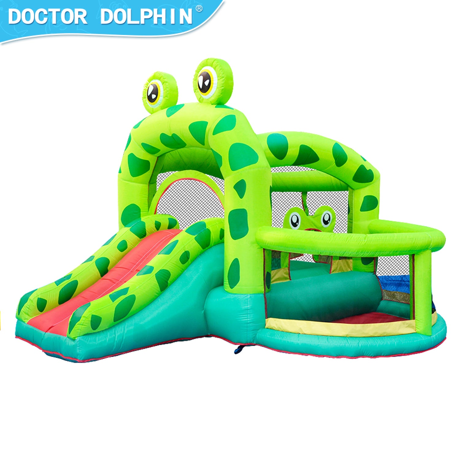 SUGIFT Frog Inflatable Bouncing Castle,Playground Home Use Kids Bounce House,Inflatable Jump House Inflatable