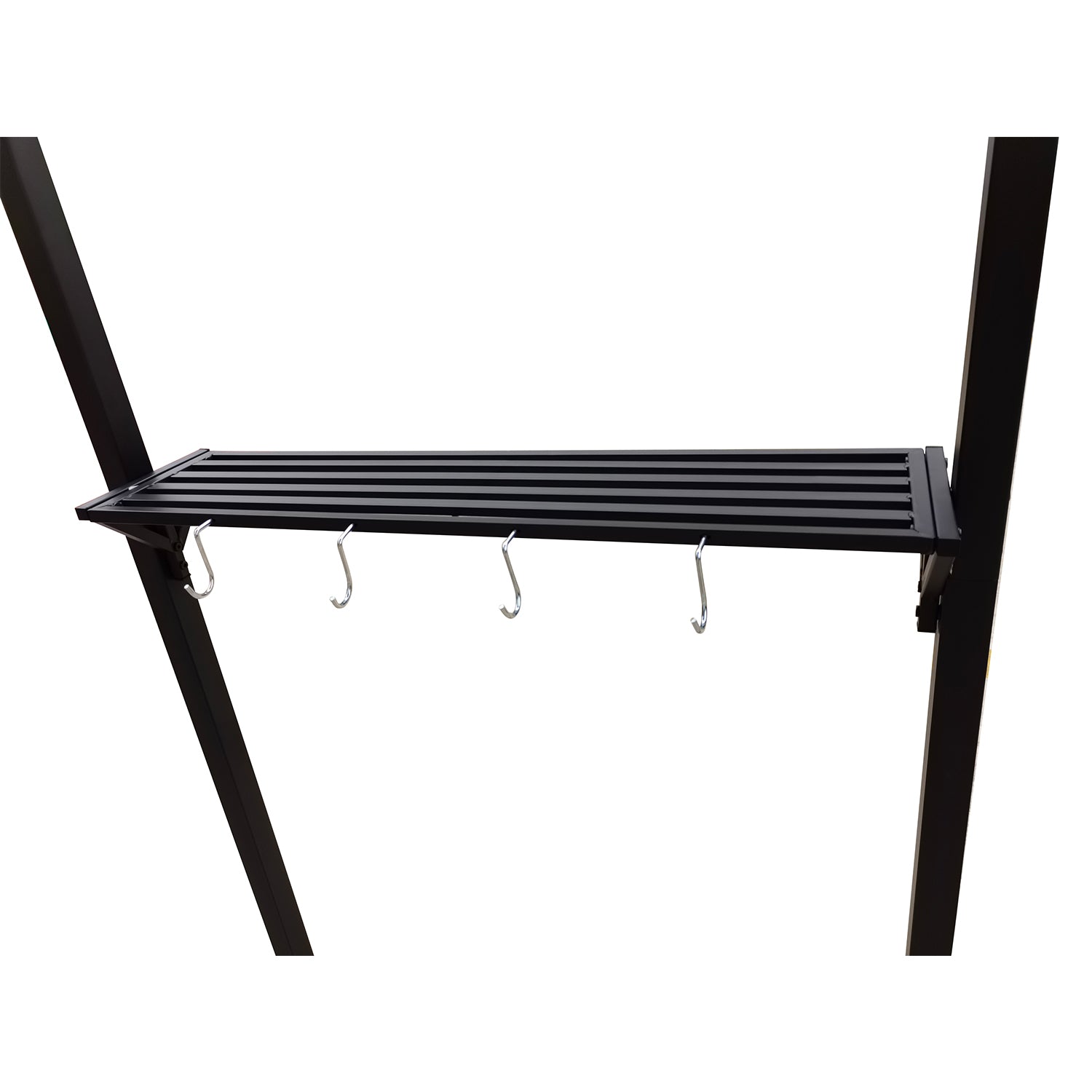 Outdoor Grill Gazebo Shelter Tent with hook and Bar Counters Brown