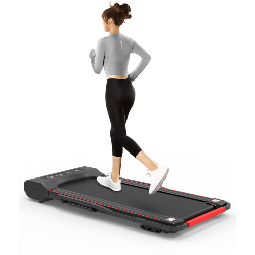 SUGIFT Under Desk Walking Pad Treadmill Foldable with Handlebar Remote Controll