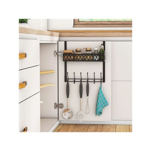 SUGIFT Door Hanger Organizer£¬Over the Door Towel Racks £¬Umbra Over Door Hooks£¬Hooks & Racks Black