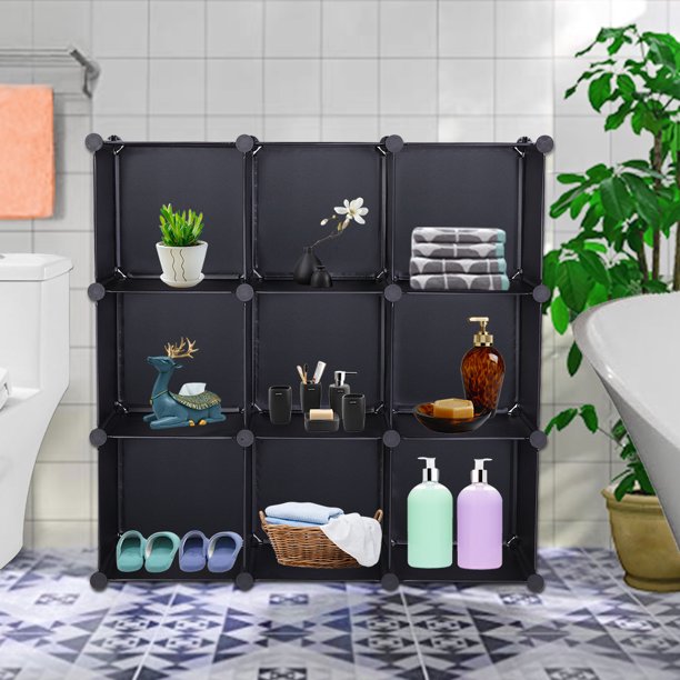 SUGIFT Cube Storage Organizer Plastic Cube Storage Shelves, Without Door
