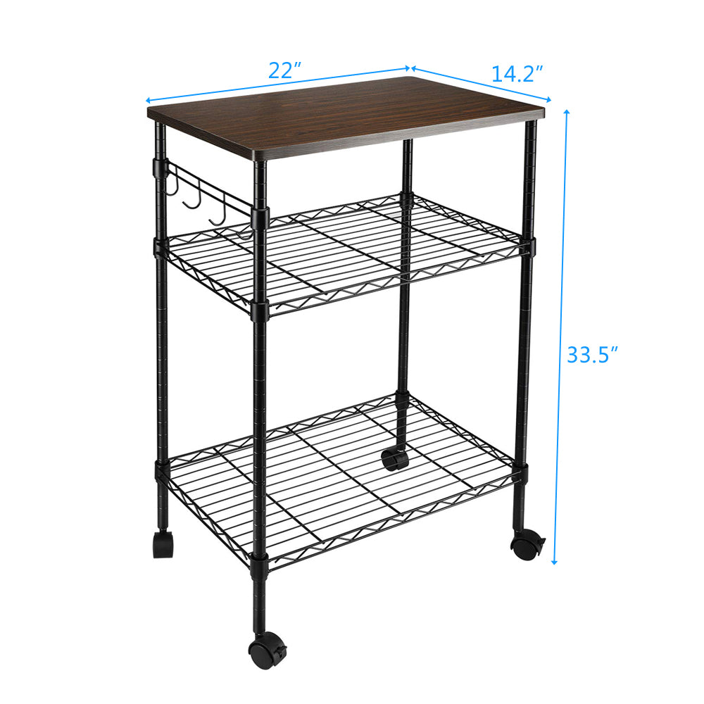 3-Tier Grill Cart