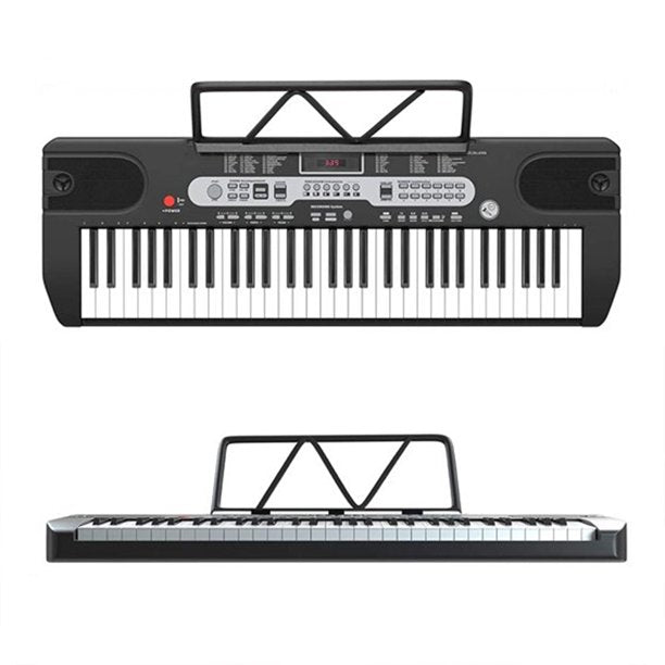 SUGIFT 61 Keys Electric Piano Keyboard with Microphone, Portable Keyboard Piano for Beginners