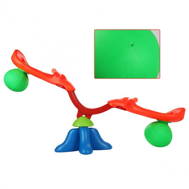 SUGIFT Kids Seesaw Home Outdoor Kids Spinning Teeter