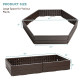 Outdoor Raised Garden Bed Set for Vegetable and Flower