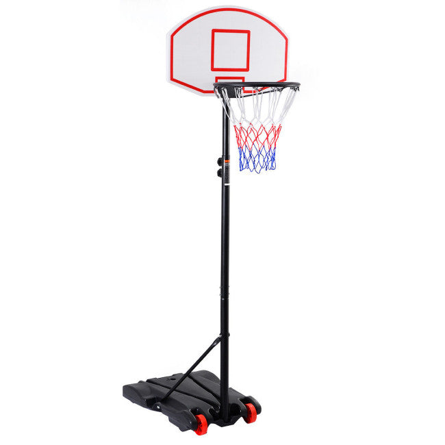 SUGIFT Adjustable Basketball Hoop System Stand with Wheels
