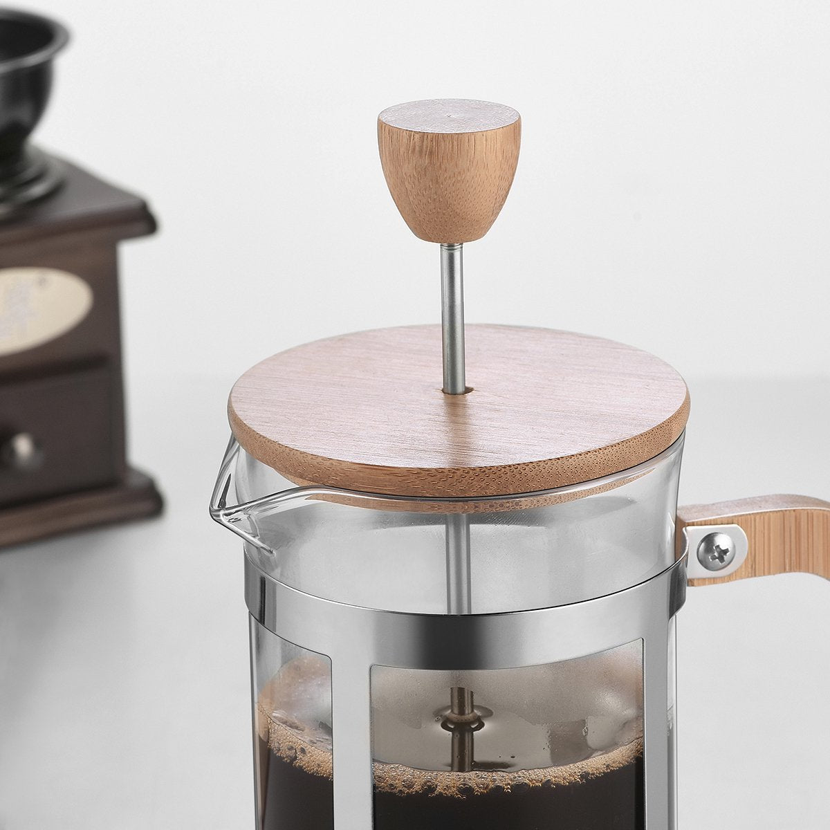 SUGIFT 8 Cup French Press Chrome Coffee Maker