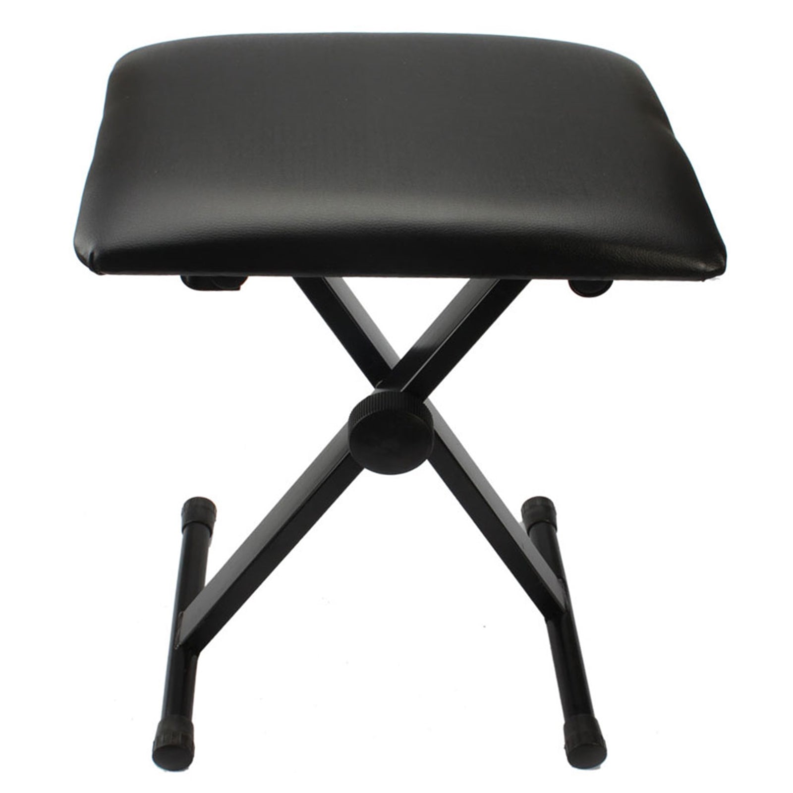 SUGIFT Adjustable Piano Stool Black Foldable Chair