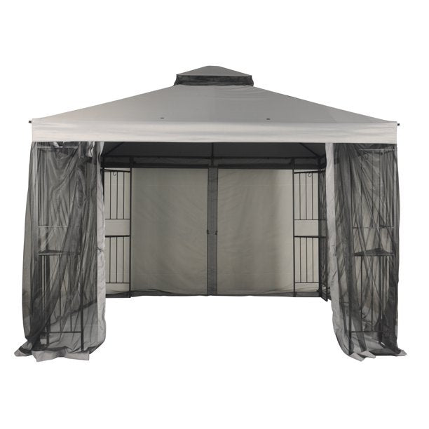 SUGIFT Gazebo 10x10 Ft with Mosquito Netting New Regency III