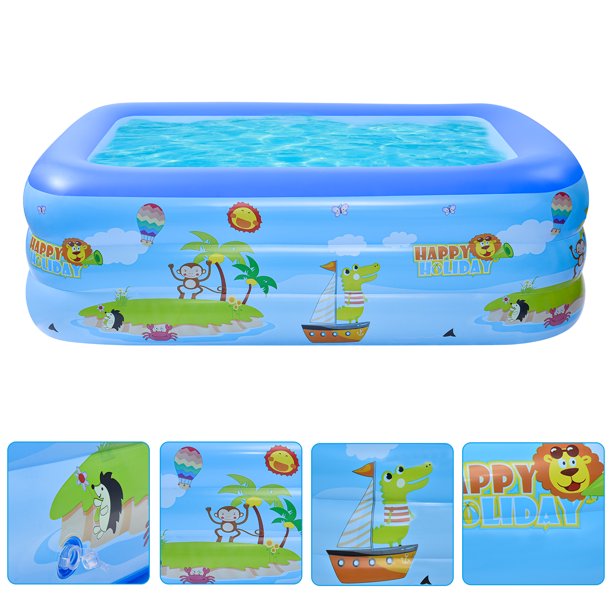 SUGIFT Inflatable Swim Pool for Kids, Family Indoor & Outdoor£¬70.8inW*55inD*23.6inH