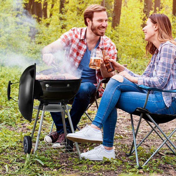 Portable Charcoal Grill for Outdoor 18 in Barbecue Grill BBQ Outdoor