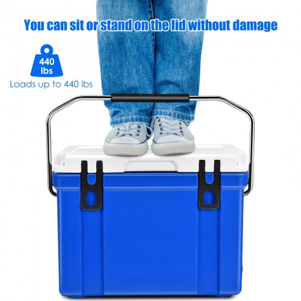 26 Quart Portable Cooler Lightweight with Food Grade Material