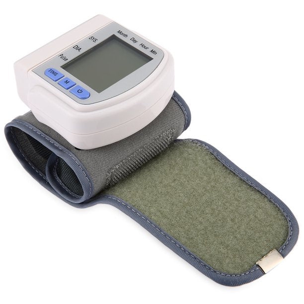 SUGIFT Wrist Blood Pressure Monitor, 99 Readings Memory 2 User & Large Display