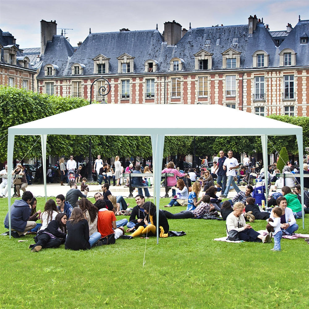 Feet Foldable Pop Up Canopy with Adjustable Dual Awnings