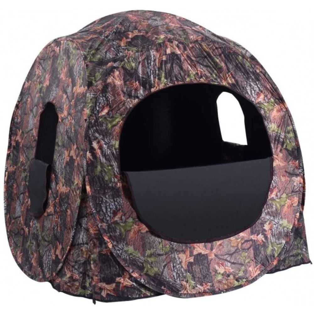 Outdoor Portable Pop Up Ground Camo Blind Hunting Enclosure