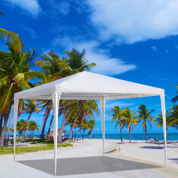 SUGIFT 10x10 Party Wedding Tent Outdoor Gazebo 3 Sides Pavilion Event