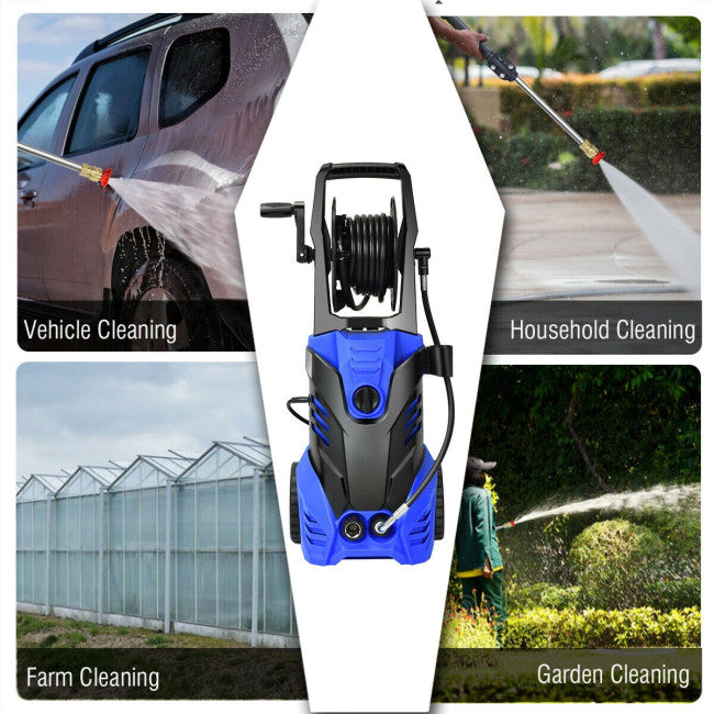 SUGIFT Electric Portable High Pressure Washer with 5 Nozzles,3000PSI  Washer Cleans Cars/Fences/Patios