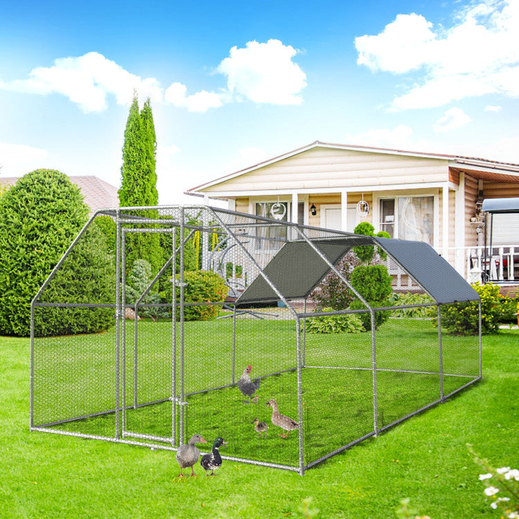 SUGIFT 9.5 x 19 Feet Large Walk In Chicken Coop