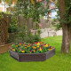 Outdoor Plastic Raised Garden Bed Set For Vegetable and Flower with Optional Setup Shapes