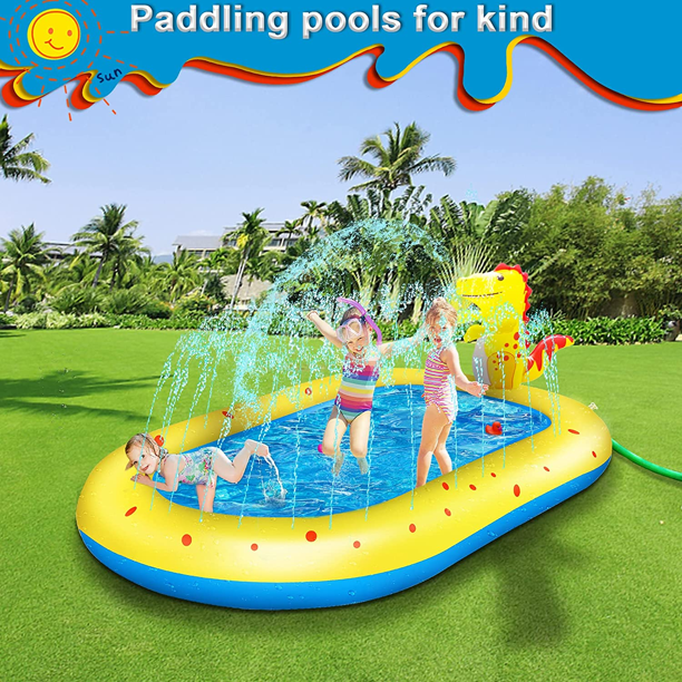 3 in 1 Inflatable Sprinkler Pool for kids£¬Swimming Outdoor Play Mat / Splash Pad