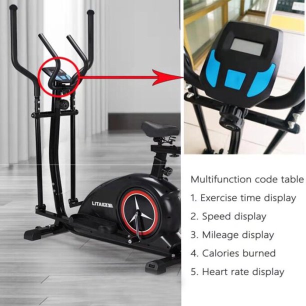 2 in 1 top exercise bike and elliptical