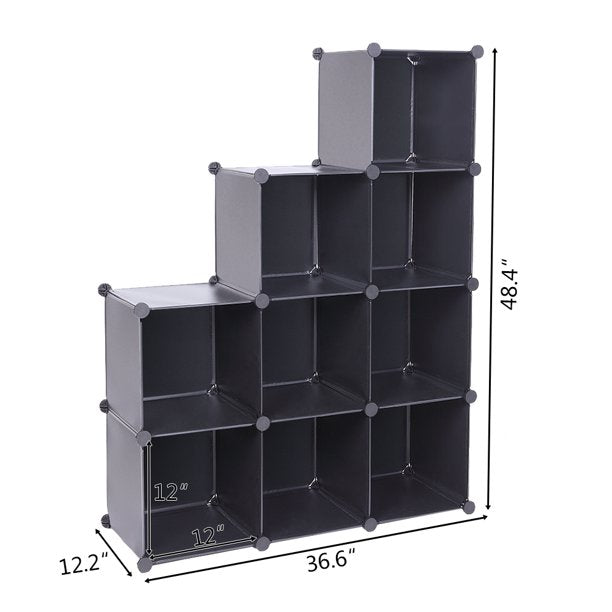 SUGIFT Cube Storage Organizer Plastic Cube Storage Shelves, Without Door