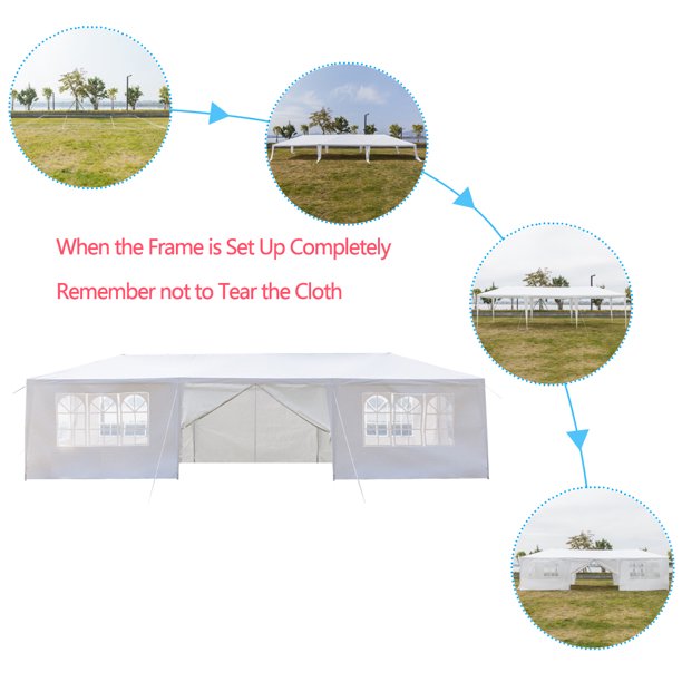 Party Tent 10x30 Canopy Tent Heavy Duty Wedding Party Tent